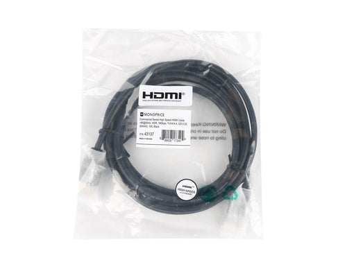 HDMI-Kabel 3m Monoprice 3D 18 Gbit/s Typ A Schwarz