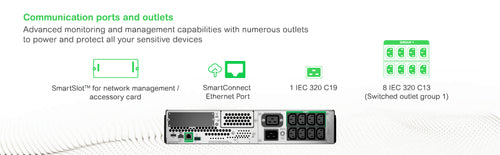 APC SMT3000RMI2UC uninterruptible power supply (UPS)