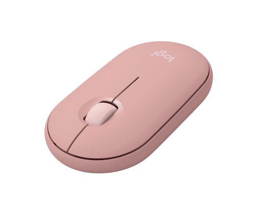 Logitech Pebble M350s Kabellose Bluetooth Maus 4000 DPI Beidhändig Rosa