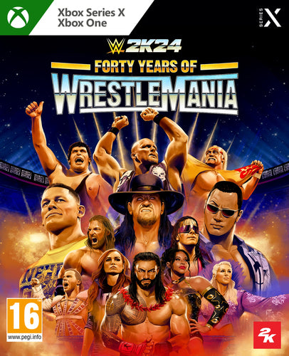 Microsoft WWE 2K24 Vierzg Jahre WrestleMania Edition (Xbox One, Xbox Series X|S)