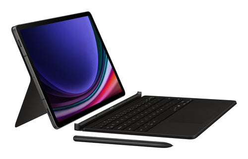 Samsung Galaxy Tab S9 EF-DX725 QWERTZ Tastatur mit Touchpad – Schwarz