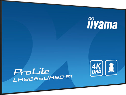 iiyama LH8665UHSB-B1 Signage Display