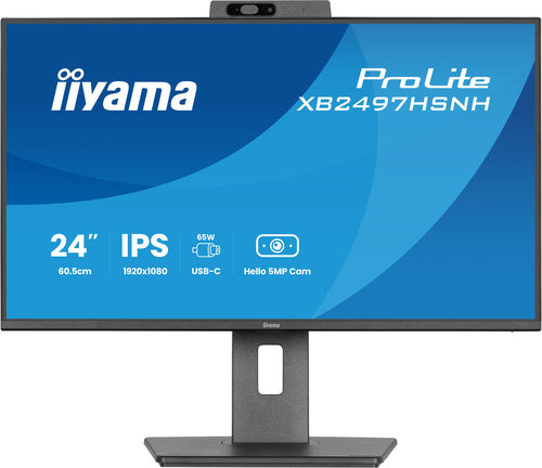 iiyama ProLite XB2497HSNH-B1 24IN IPS LCD 4MS 1920X1080 350CD/M2 HDMI/DP/USB 2 computer monitor