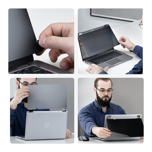 15.6 Inch Privacy Screen Filter Anti-Glare for Laptops Touch Compatible