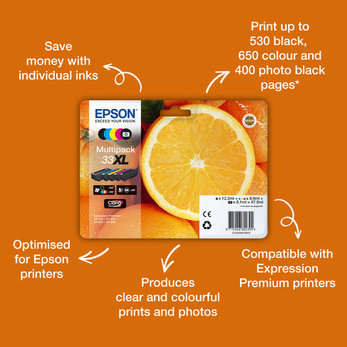 Epson Oranges C13T33624012 ink cartridge