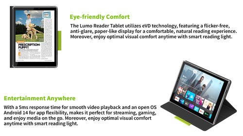 Hannspree Lumo 7.8 Reader Tablet e-book reader