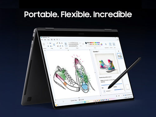 Samsung Galaxy Book5 Pro 360 - Intel Core Ultra 7, 16 Zoll Display, 32 GB RAM, 1 TB Speicher - Business Laptop