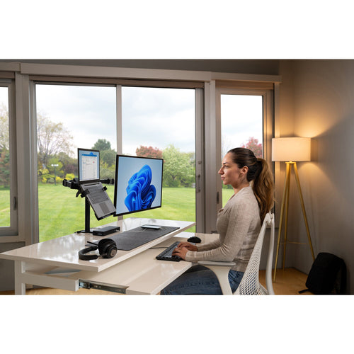 Dual Monitor Arm Mount for 32-Inch Monitors Ergonomic Adjustable Stand - Kensington