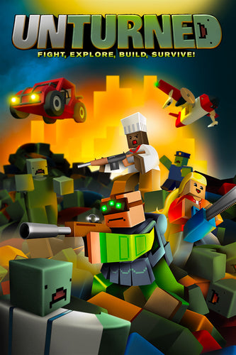 Microsoft Unturned Xbox One Multiplayer Game T Teen Rated