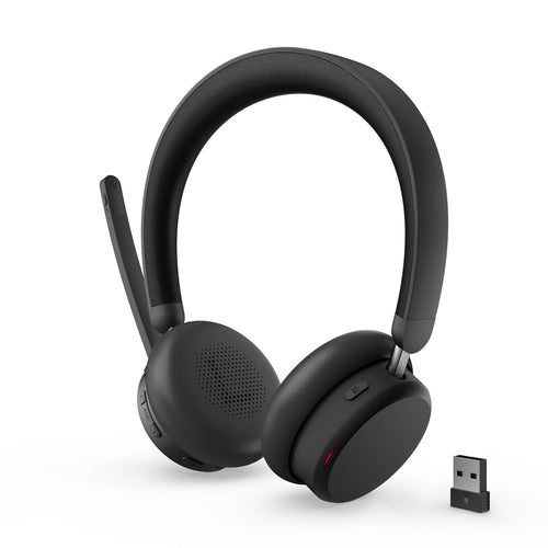 Kabelloses Lenovo ANC Headset 6550 Büro Callcenter 20-20000 Hz Leicht Schwarz