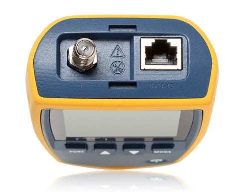Fluke MicroScanner² Cable Tester RJ-45 RJ-11 LCD Blue Yellow Coax