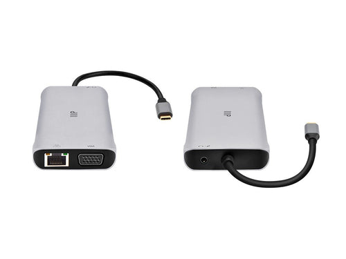 Laptop Dock Monoprice 44466 USB 3.2 Type-C 100W Charging Silver