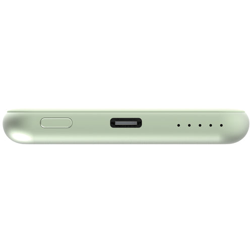 5000mAh Magnetische kabellose Powerbank Quick Charge 3.0 Grün
