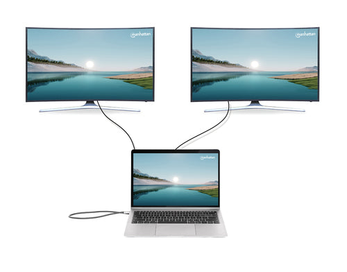 Manhattan 190398 laptop dock/port replicator