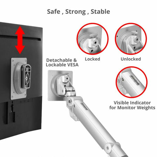 Siig CE-MT3V11-S1 monitor mount / stand