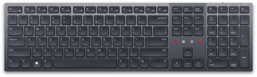 Wireless Full-Size DELL KB900 Keyboard Black RF Connectivity