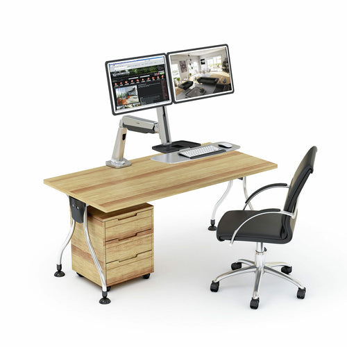 Monitor Mount Rocstor Y10N029-S1 Up to 32 Inches 15.8kg Weight Capacity Adjustable Silver