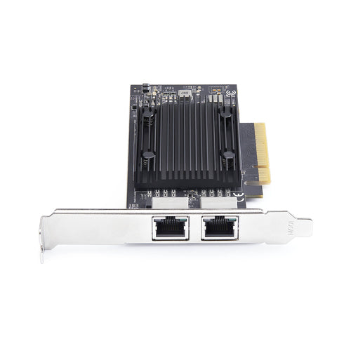 10Gb-PCIe-Netzwerkkarte StarTech Dual RJ45 Broadcom-Chipsatz