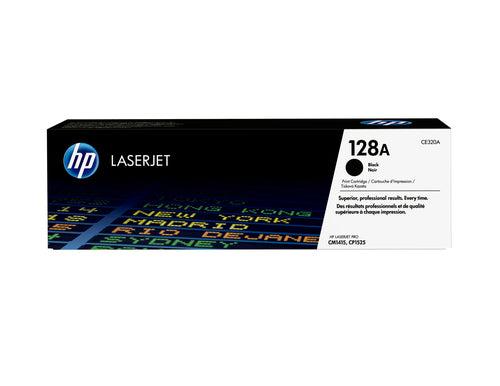 HP 128A Original LaserJet Tonerkartusche, Schwarz – 2000 Seiten