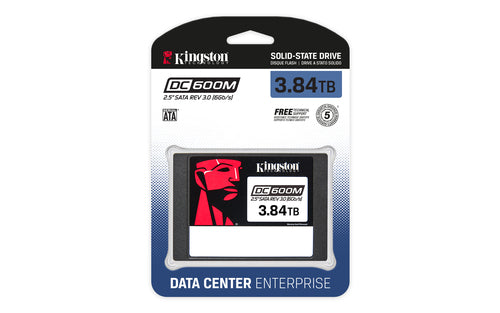 2.5 Inch Enterprise SATA SSD 3.84TB Kingston Technology DC600M 560MB/s