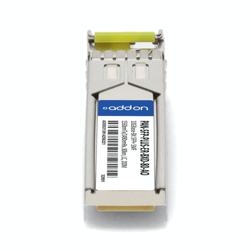 AddOn Networks PAN-SFP-PLUS-ER-BXD-80-AO network transceiver module