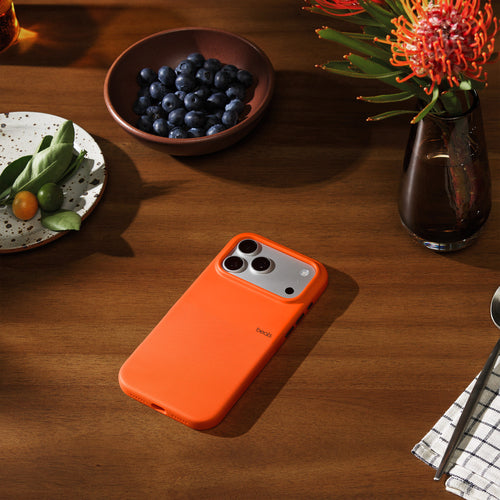 Rugged iPhone 17 Pro Max Case with MagSafe & Camera Control - Sierra Orange