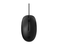 Wired Mouse HP 125 Optical USB Type-A Ambidextrous Black