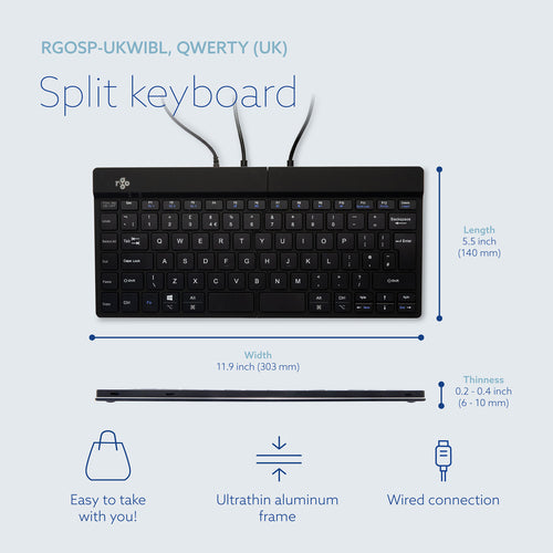 R-Go Tools RGOSP-UKWIBL keyboard