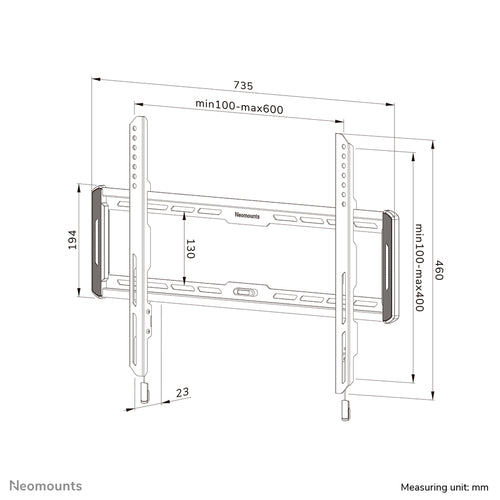 Neomounts WL30-550BL16 TV mount/stand