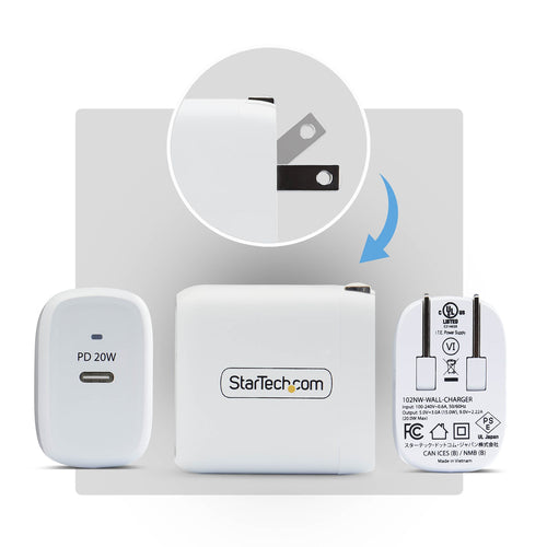 StarTech.com 102NW-WALL-CHARGER mobile device charger