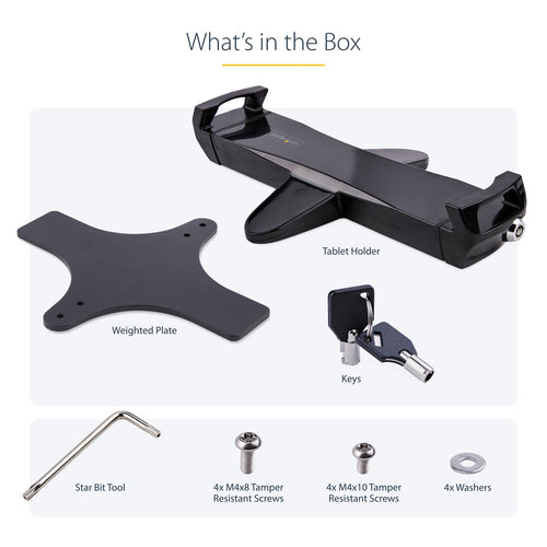 Tablet VESA Mount Adapter StarTech 7.9 to 12.5 inch 2 kg Capacity