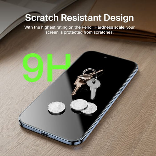 Belkin InvisiGlass Screen Protector for iPhone Air Anti-Bacterial Impact Resistant Transparent