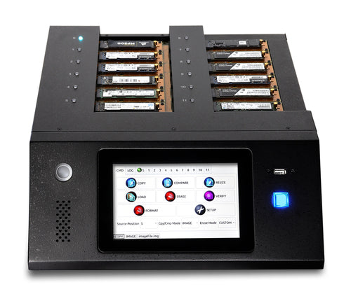 M.2 NVMe SSD Duplicator iStorage Kanguru Clone 11 25GB/min Copy Power