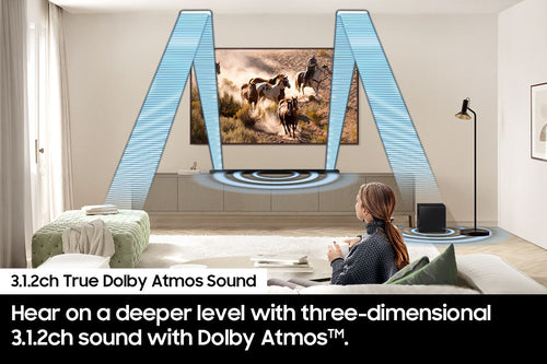 Samsung HW-S800D 3.1.2 Kanäle Dolby Atmos Soundbar DTS Virtual:X Kabellos Schwarz