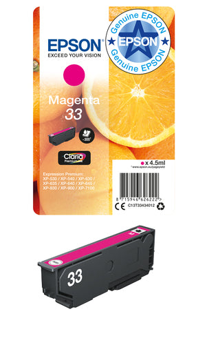 Epson Oranges C13T33434012 ink cartridge