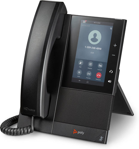 HP Poly CCX 500 Business Media Phone with Open SIP and PoE-enabled IP phone