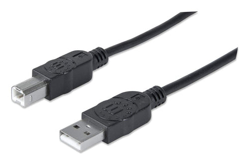 USB-A to USB-B Cable 5m Hi-Speed 480 Mbps Black Male to Male