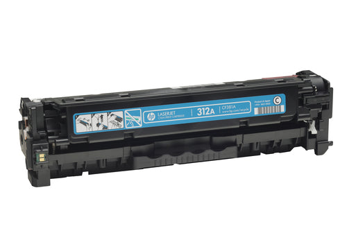 HP 312A Cyan Original LaserJet Toner Cartridge 2700 Pages