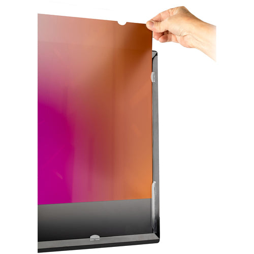 24 Inch Reversible Gold Monitor Privacy Filter 16:9 Enhanced Privacy