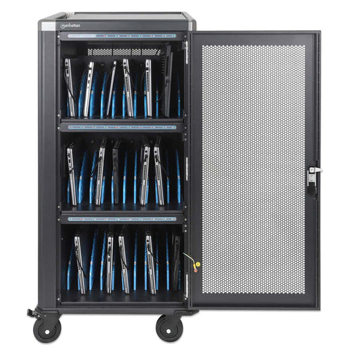Laptop Charging Cabinet Manhattan 181273 30-Bay USB-C 65W Portable - 181273