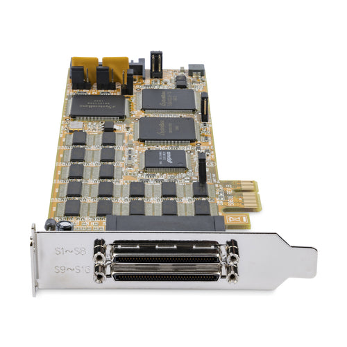 StarTech.com PEX16S550LP 16-Port Low-Profile Serielle Karte - PCIe RS-232 Erweiterungskarte