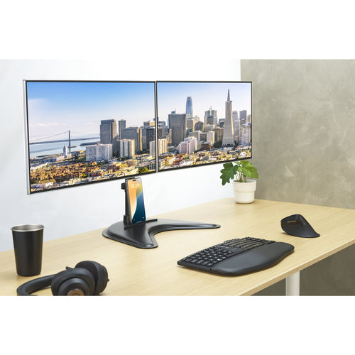 Dual Monitor Stand Kensington SmartFit Ergo 27-Inch 20kg VESA Mount Adjustable Height