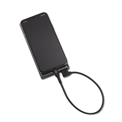 Kensington Lade- und Synchronisationskabel, USB auf Lightning, 0,285 m, Schwarz – 5er-Pack