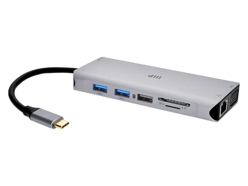 Laptop Dock Monoprice 44466 USB 3.2 Type-C 100W Charging Silver