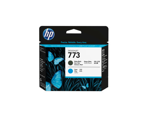 HP 773 Matt Schwarz/Cyan DesignJet Druckkopf – Thermal Inkjet für Z6600 Drucker
