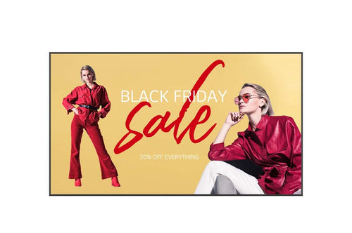 110 Zoll 4K UHD LCD Digital Signage Display Wi-Fi