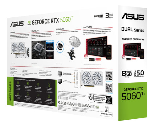 ASUS Dual -RTX5060TI-O8G-WHITE