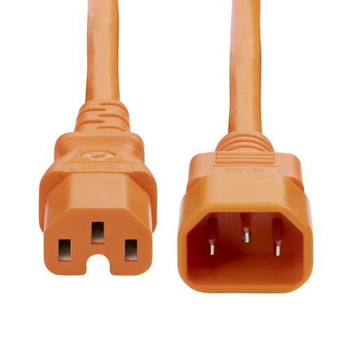 Hochleistungs-PDU-Stromkabel C14 auf C15, 1,8 m, 15 A, 250 V, UL-zertifiziert
