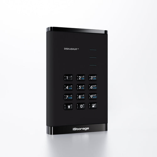 iStorage diskAshur3 4TB Hardware-verschlüsselte SSD USB-C 3.2 Gen 1