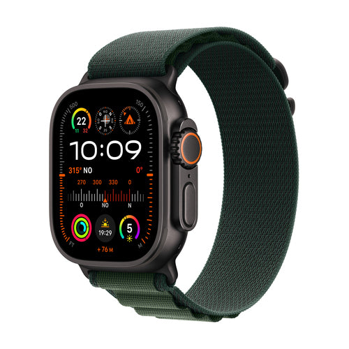 Apple Watch Ultra 2 GPS + Cellular 49mm Black Titanium Case 64GB OLED Touchscreen
